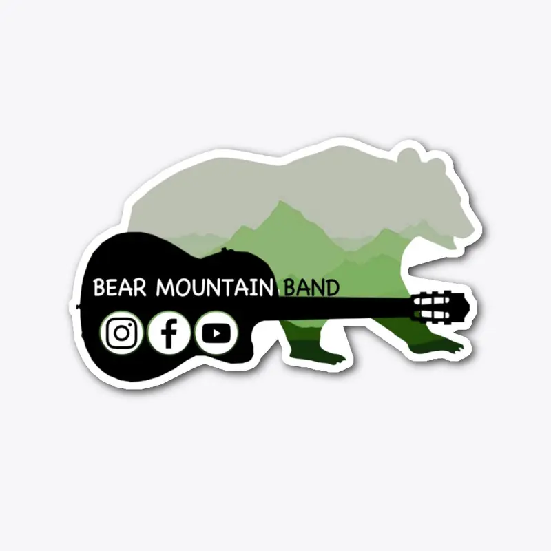 Bear Mountain Sticker- Green