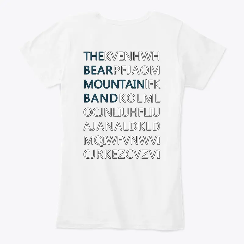 Women's Bear Mt. Word Search- Tee